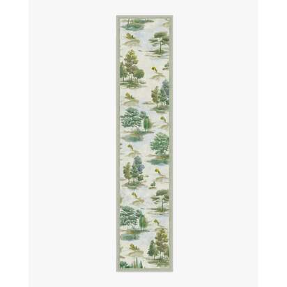 Elm Green Rug by Anthropologie - 75 x 365 cm - All-In-One Rug