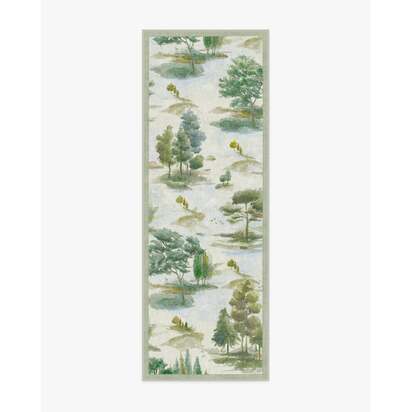 Elm Green Rug by Anthropologie - 90 x 150 cm - All-In-One Rug