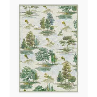 Elm Green Rug by Anthropologie - 200 x 290 cm - All-In-One Rug