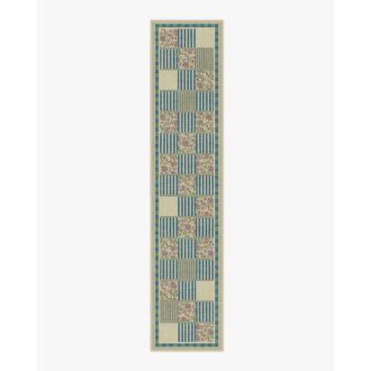 Wendel Blue Rug by Anthropologie - 75 x 365 cm - All-In-One Rug