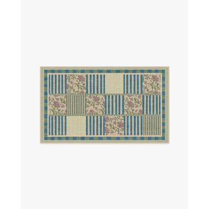 Wendel Blue Rug by Anthropologie - 90 x 150 cm - All-In-One Rug