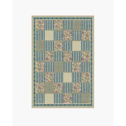 Wendel Blue Rug by Anthropologie - 120 x 185 cm - All-In-One Rug