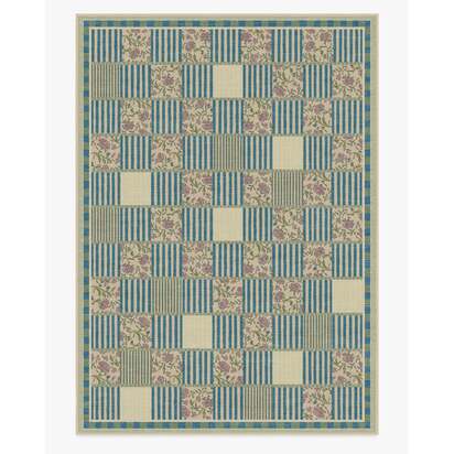Wendel Blue Rug by Anthropologie - 305 x 425 cm - All-In-One Rug