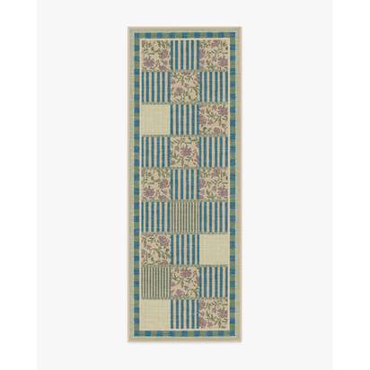 Wendel Blue Rug by Anthropologie - 305 x 425 cm - All-In-One Rug