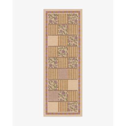 Wendel Ochre Rug by Anthropologie - 75 x 215 cm - All-In-One Rug