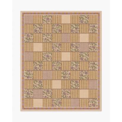 Wendel Ochre Rug by Anthropologie - 245 x 305 cm - All-In-One Rug