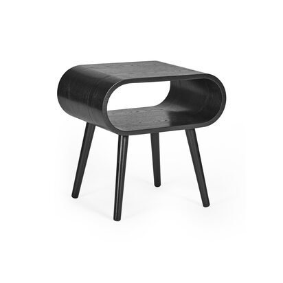 Apollo Black Ash 45cm Round Side Table