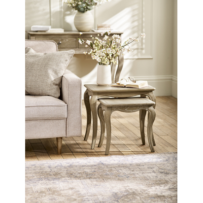 Camille Nesting Tables - Limed Oak