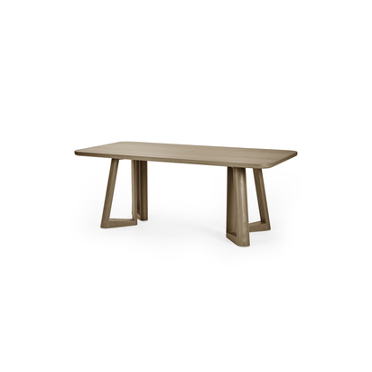 Caravelle Rectangular 4-6 Seater Dining Table - Smokey Oak Effect