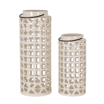 Novi Medium Ceramic Multi-shape Window Lantern