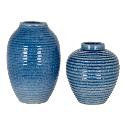 Azura Large Blue Vase