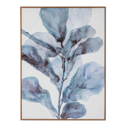 Sevra Eucalyptus Hand Painted Canvas in Frame