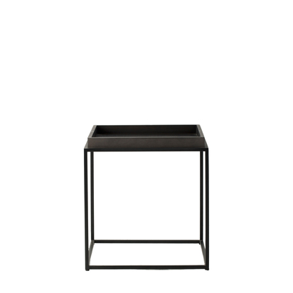 Brookby Tray Side Table Black