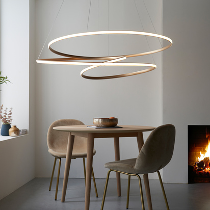 Carcassonne Pendant Light Satin Gold