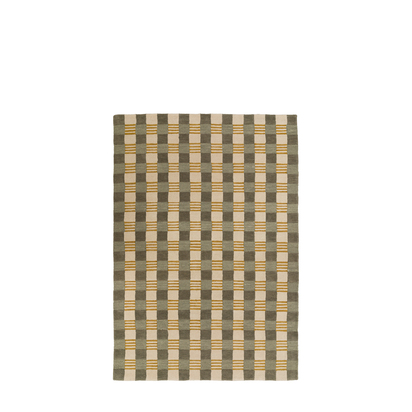 Lewes Geo Rug Teal SMALL