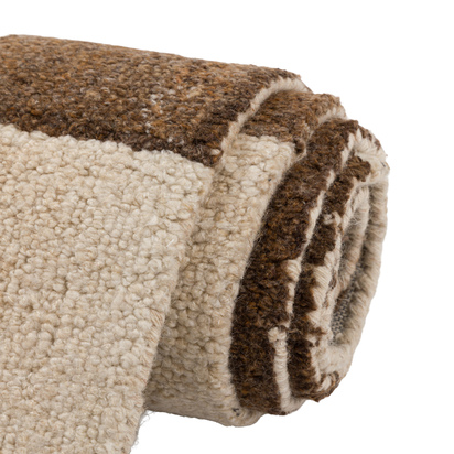 Lucca Geo Rug Sand Brown LARGE