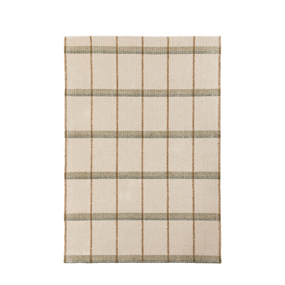 Salisbury Check Rug Ivory LARGE