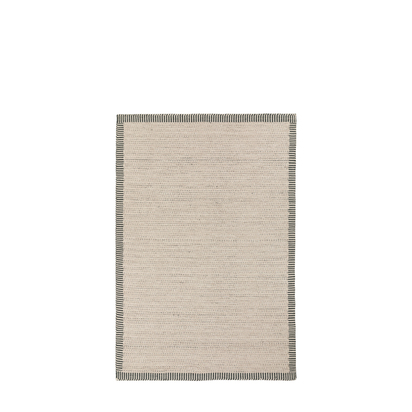 Varenna Border Rug Ecru SMALL