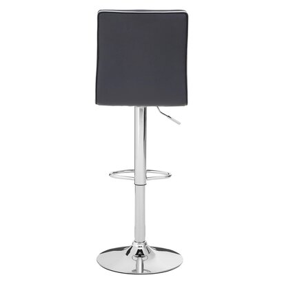 Tavor Grey Faux Leather Bar Chair