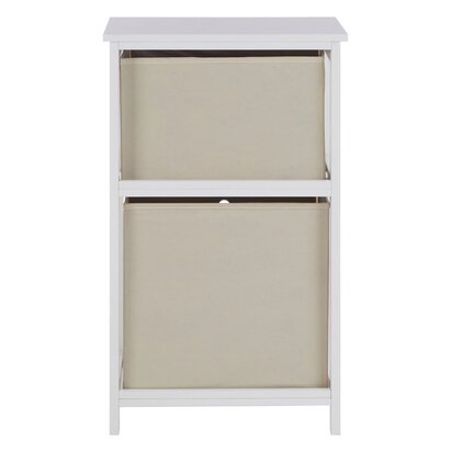 Lindo 2 Natural Fabric Drawers Cabinet