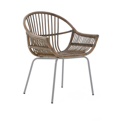 Eveisfield Grey Wash Natural Rattan Chair