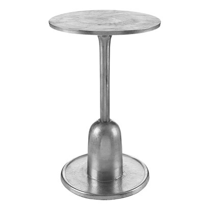 Prinell Side Table With Silver Finish