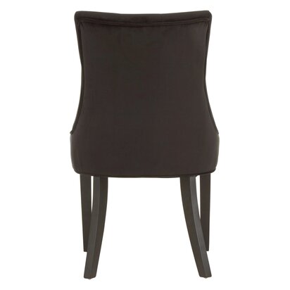 Niarcott Black Velvet Dining Chair