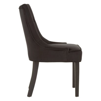 Niarcott Black Velvet Dining Chair