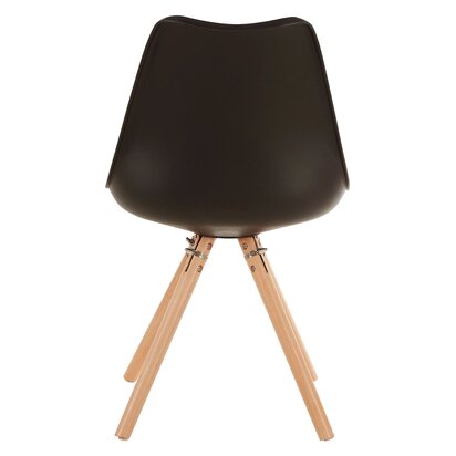 Veronmere Black Padded Seat Dining Chair