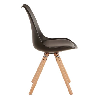 Veronmere Black Padded Seat Dining Chair
