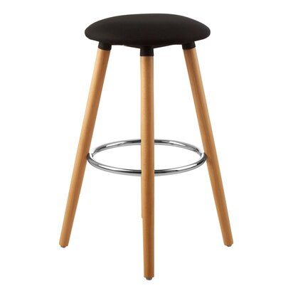 Stockholm Black Round Bar Stool