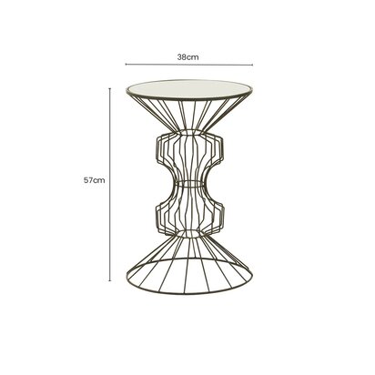 Yaxi Black Finish Frame Table