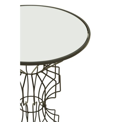 Yaxi Black Finish Frame Table