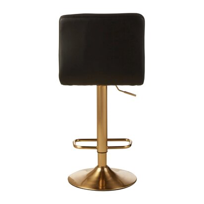 Clelcombe Black Seat Bar Stool
