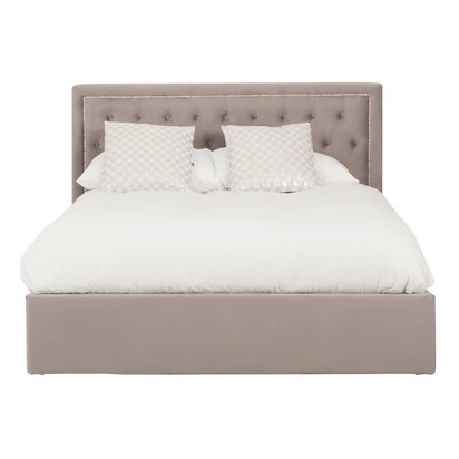 Oakarmont Grey Ottoman King Bed