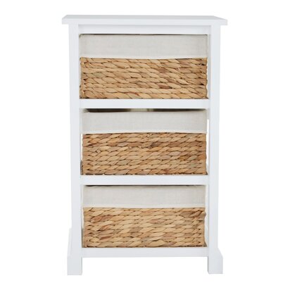 Ashby 3 Seagrass Drawer Chest.