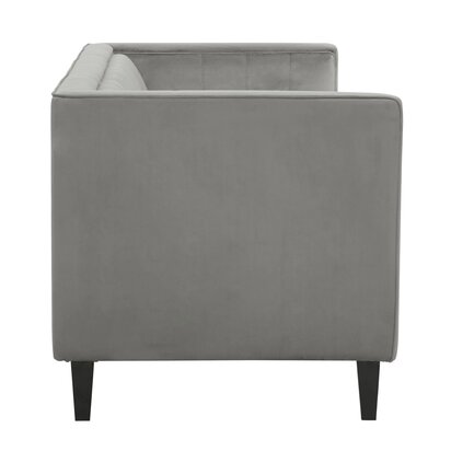 Solelley 3 Seat Grey Velvet Sofa