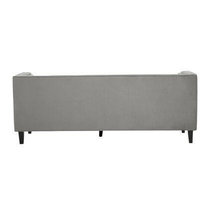Solelley 3 Seat Grey Velvet Sofa