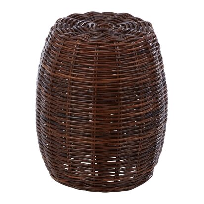 Leoecott Natural Croco Rattan Stool