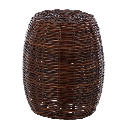Leoecott Natural Croco Rattan Stool