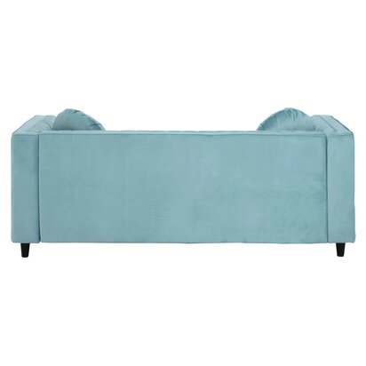 Oakoford Three Seater Pastel Green Velvet Sofa