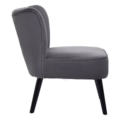 Belamere Park Grey Velvet Chair