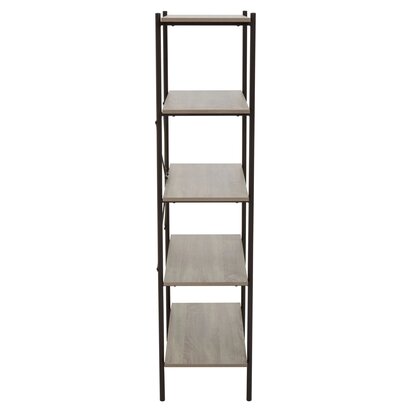 Bradbury Five Tier Grey Oak Shelf Unit