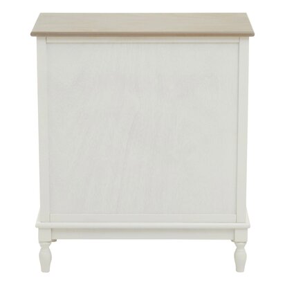 Heritage 2 Drawer White Wooden Sideboard