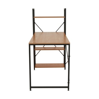 Laxton Wood Effect Desk With Shelves