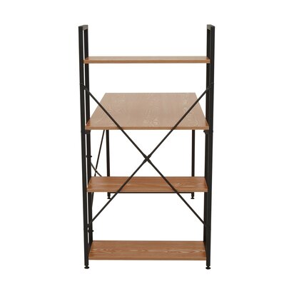 Laxton Wood Effect Desk With Shelves