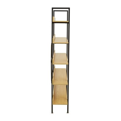 Laxton 5 Tier Light Oak Effect Shelving Unit