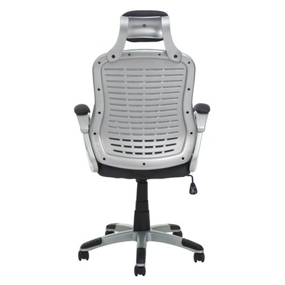 Kenoridge Dark Grey and Silver Home Office Chair