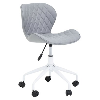 Glenudale Grey And White Home Office Chair