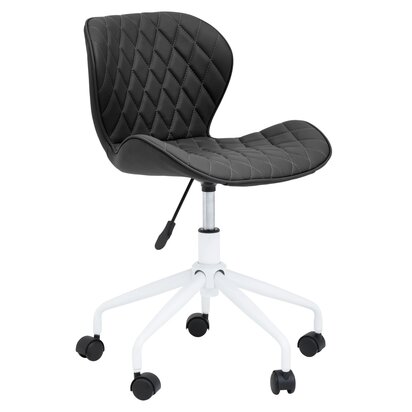 Glenudale Black And White Home Office Chair